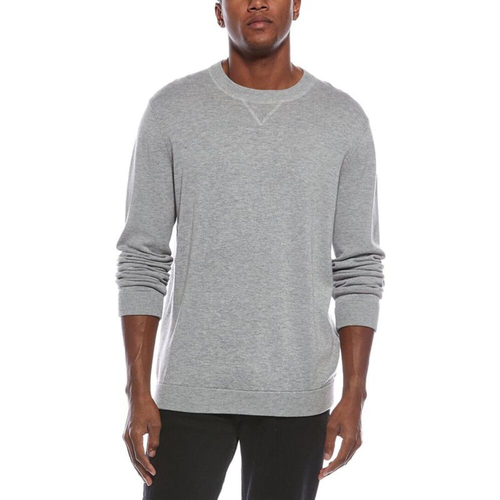 Kier + J Mens  Wool-Blend Crewneck Sweatshirt
